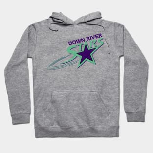 Defunct Downriver Stars Hockey Team Hoodie